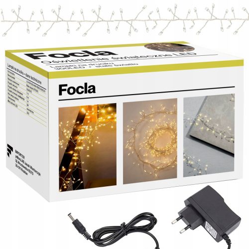 Božične lučke za drevo 300 LED 6m - Toplo bela svetloba - Gosto razporejene diode - Programator s 7 načini svetenja - Certifikat CE - Energo varčne - Vodoodporne - Mikro LED tehnologija - 8 programov 
