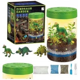   DINOZAURSKI TERRARIJ ZA GOJENJE S PROJEKTORJEM NOČNA SVETILKA DINOZAVRI RASTLINE LED