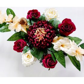 Ikebana cvetlični venec za nagrobni šopek