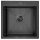 rno jekleno pomivalno korito Forb BLACK 50x50 cm