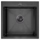 rno jekleno pomivalno korito Forb BLACK 50x50 cm