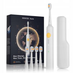   Optimized name: Soocas Aura Električna zobna ščetka PT1 White + 4 dodatni izračuni SET