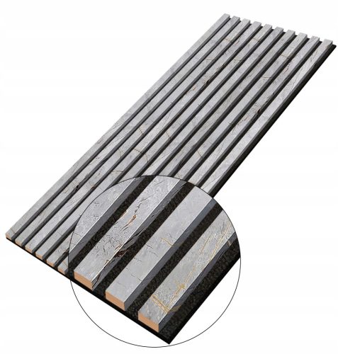 Premium dekorativni paneli na FILU Caspio Marmor Gold 275x46