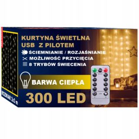 LED Girlanda Red Garden 300 cm mreže