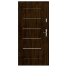 Zunanja vrata HENERMAN LINEA 1 - Oranžna 90 cm