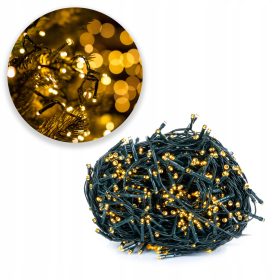 EUROHIT Lučke za novoletno jelko 200 LED tople bele zunanje