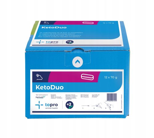 KETO DUO Bolus za krave za KETOZO energija + REGENERACIJA JETER 6 odmerkov