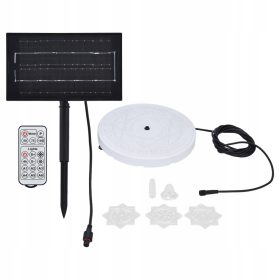   Fontana solarna z RGB osvetlitvijo in daljinskim upravljanjem