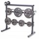 Stabilno stojalo za uteži z utežmi, palice 400 kg, 7 palic | ENDORFIT
