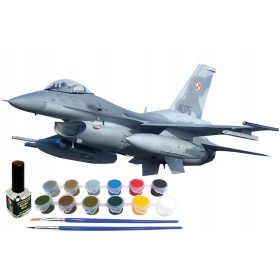   F-16 SLOVENSKI TIGER DEMO model za lepljenje + BARVE, LEPILO, ČOPČI