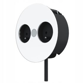 Namizna vtičnica BACHMANN TWIST BM-931.252, mat bela