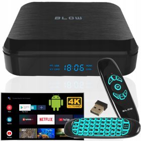   SMART TELEVIZIJSKA ŠKATLICA ANDROID 12 BLUETOOTH 4K WIFI HDMI USB PREDVAJALNIK MULTIMEDIJSKI STREŽNIK