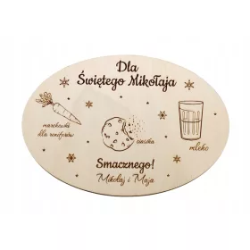 PERSONALIZIRANA DREVENA POSODA ZA MIKLAVŽA IN BOŽIČKA