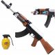 Karabin Ak47 s laserjem in dodatnim granatom