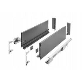   Visokokakovostna predala GTV AXIS PRO, siva, dimenzije 40 x 50 x 16,7 cm, nosilnost do 40 kg