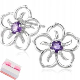 Srebrni Uhani s Čudovitimi Cvetličnimi Detajli