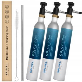   3X GAZ CO2 ZA POLNJENJE MODRE SPINELNE VALJE ZA SODO ZA KARBON