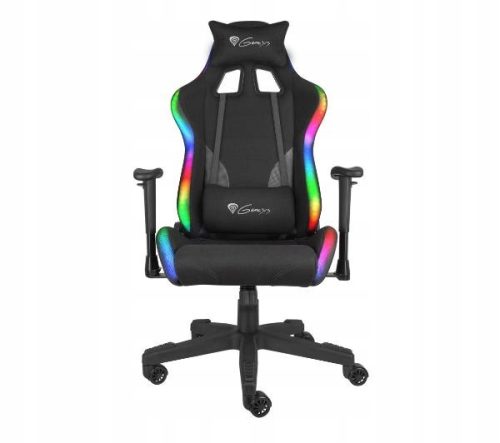 Genesis Trit 600 RGB igralni stol, črna tkanina