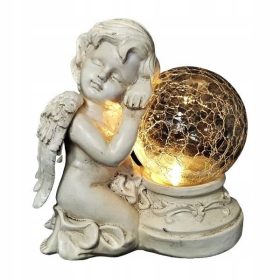 Angel Guardian Solar Candle for Garden or Grave
