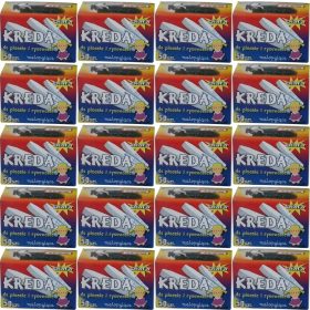   BELA ŠOLSKA KREDA ZA TABLO ZA CESTNO MALO PRAŠNOST 50 KOS x 20