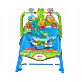 Ležalnik Slonček 3v1 za Interaktivno Zibanje in Hranjenje