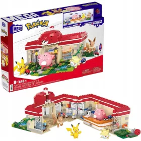 Mega Bloks Pokemon Center gradbeni set 648 kosov
