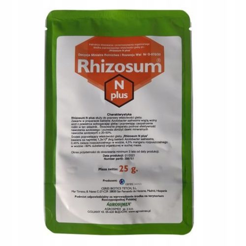  Rhizosum N Plus: Učinkovita bakterijska prehrana rastlin 