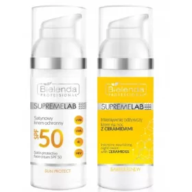   Bielenda Profesionalni set za nego kože s ceramidi 50 ml + satenasta zaščitna krema 50 ml