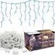 Mighty Outdoor Christmas Curtain Lights 300 LED Cold White Decoration