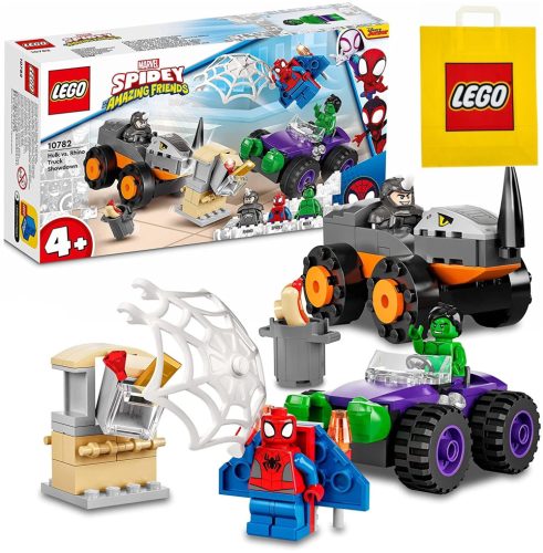 LEGO Super Heroes 10782 Hulk proti Nosorogu + LEGO papirnata vrečka