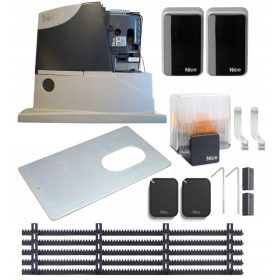   Eleganten pogon za drsna vrata ROAD 400 z daljinskim upravljalnikom in svetilkami