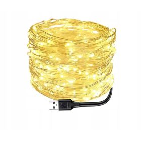 LED Lučke za Božično Drevo - 200 Toplih Belih Lučk