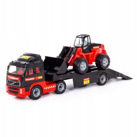   Avtomobilski komplet Volvo Volvo Težki tovornjak s prikolico Bager 90cm