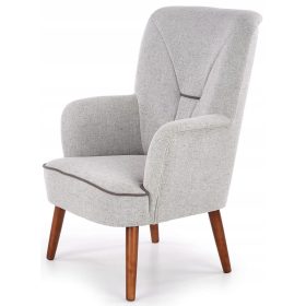  Tradicionalni fotelj Halmar, odtenki sive