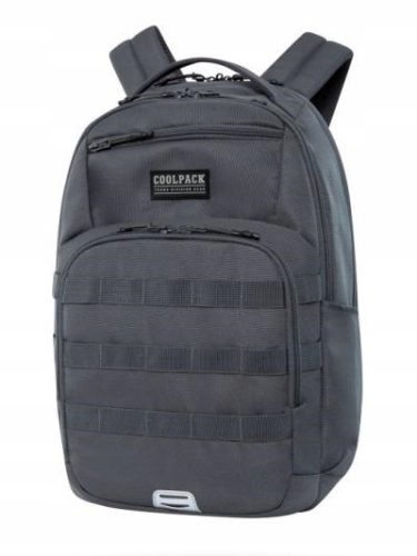 Večnamenski šolski nahrbtnik CoolPack Army Snow Grey 27 l