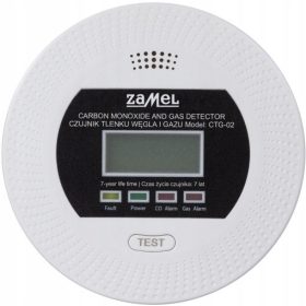  2v1 senzor ogljikovega monoksida, LPG plin 230V 90 dB