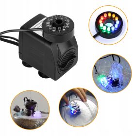 Akvarijska vodna črpalka z LED osvetlitvijo 16W 800l/h