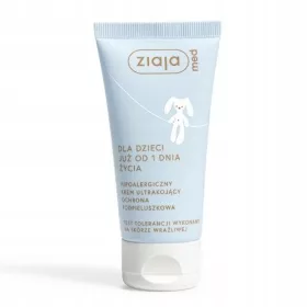   Hipoalergena krema za otroke Ziaja MED, ultra pomirjujoča zaščita pred plenicami