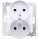 Stenska električna vtičnica Simon 54 Premium White