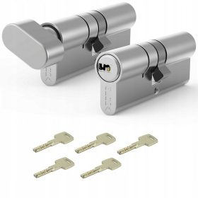 GERDA EVO SATIN NIKEL 35/50 + G35/50 VRATNI VLOŽEK Z GUMBOM