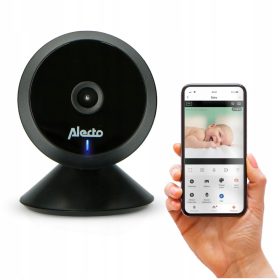 Elektronska varuška Alecto SMARTBABY5 BK WiFi kamera