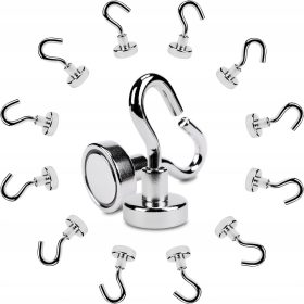   Magneti Sensei Neodym z Vezalko 16 mm, 8 kg - Komplet 12 kosov