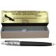 Parker personalizirani srebrno-črni kemični svinčnik z gravuro Jotter BP60