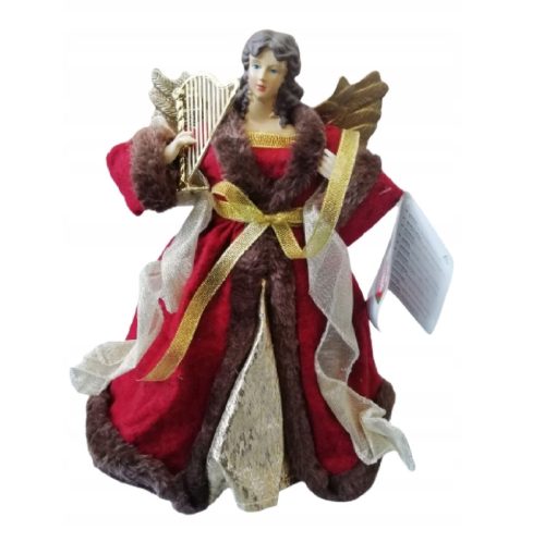 udoviti božični angel 30 cm - tradicionalna dekoracija za smreko