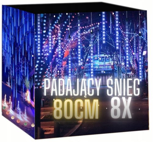 SK-Led Girlanda 80 cm LED Meteorit Modre Svetilke