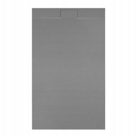 Kamnita tuš kada MIKO 100x90 cm siva