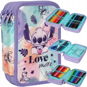   CP trikomorna peresnica Stitch z opremo za deklice Stitch pastel 19,5×12,5×6,5 cm