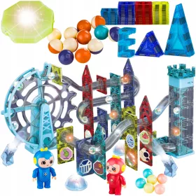 Magnetne konstrukcije za otroke Grad Ball Track 129 kosov