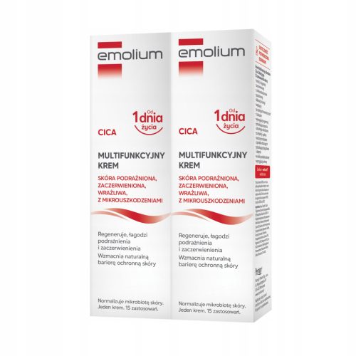 Emolium CICA Multifunkcijska krema za občutljivo in razdraženo kožo, 40 ml