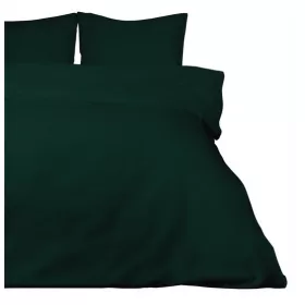 Bombažna posteljnina zelena za enojno posteljo 90X200 CM